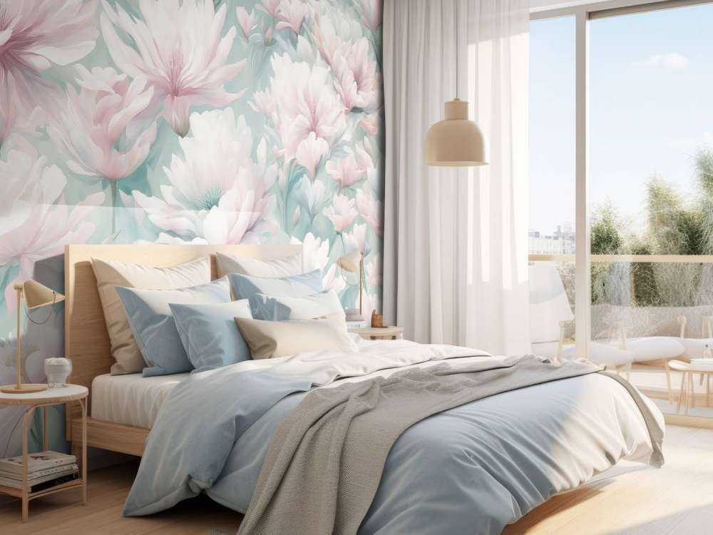 Balmy morning mint green