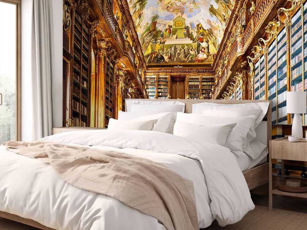 Historische Bibliotheek in Warm Hout