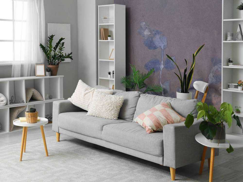 Wild geranium and snowberry - blue