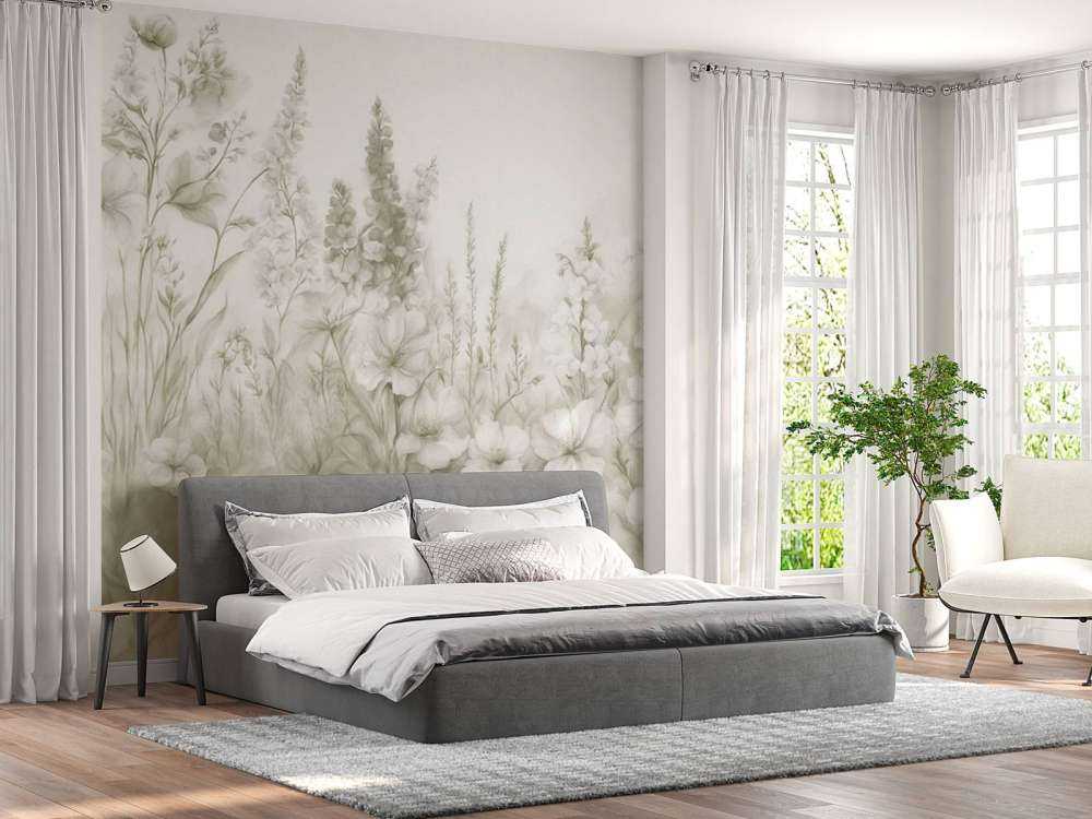 Tender English garden - taupe