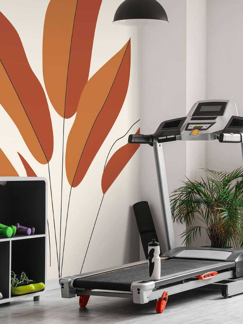 Minimalist red plant