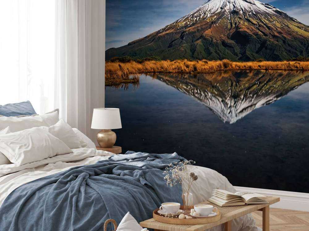 Mount Taranaki - A Starry Night