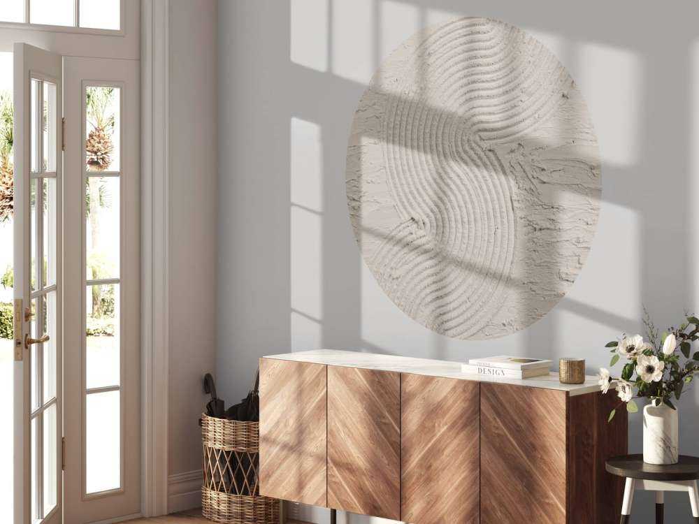 Organic lines and structures hem in linen