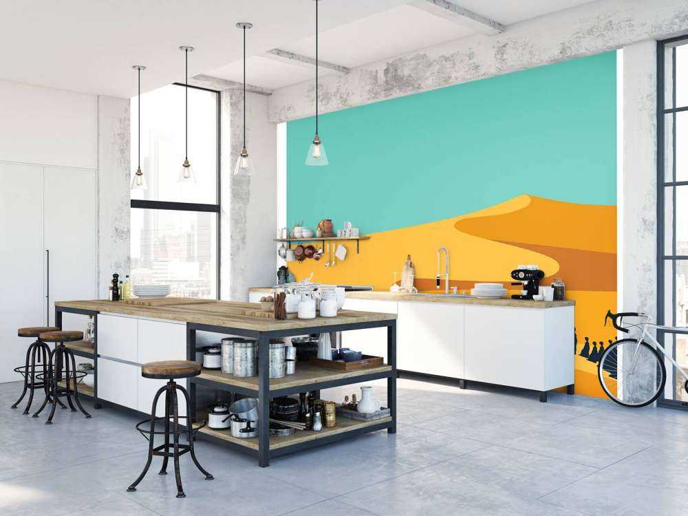 People in the desert