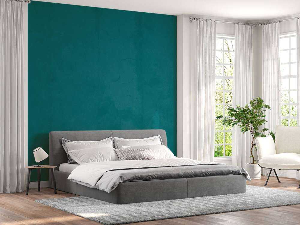 Police blue concrete