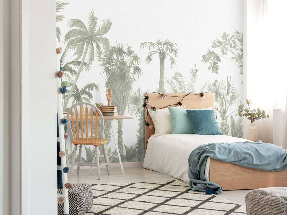 Jungle theme in green