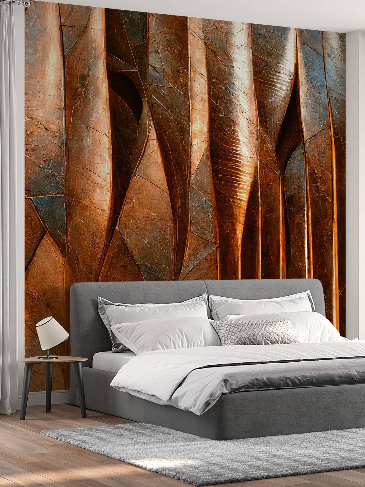 Copper leaves