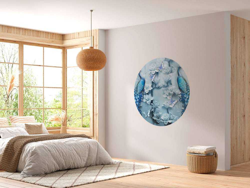 Peacocks and butterflies