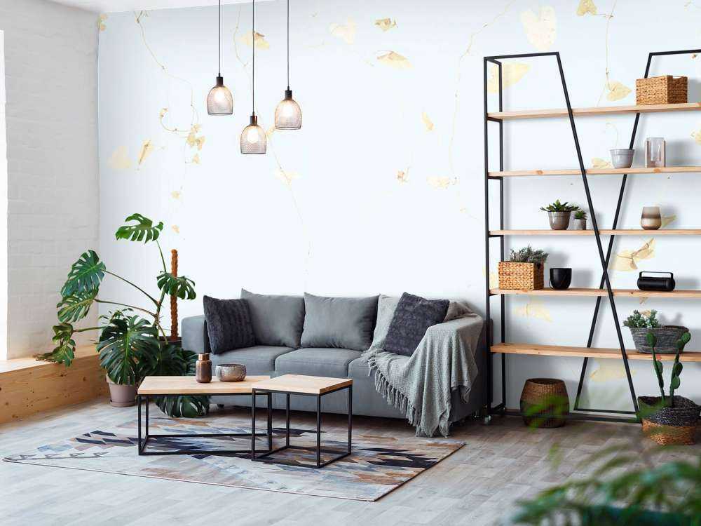 Hawthorn branches - baby blue