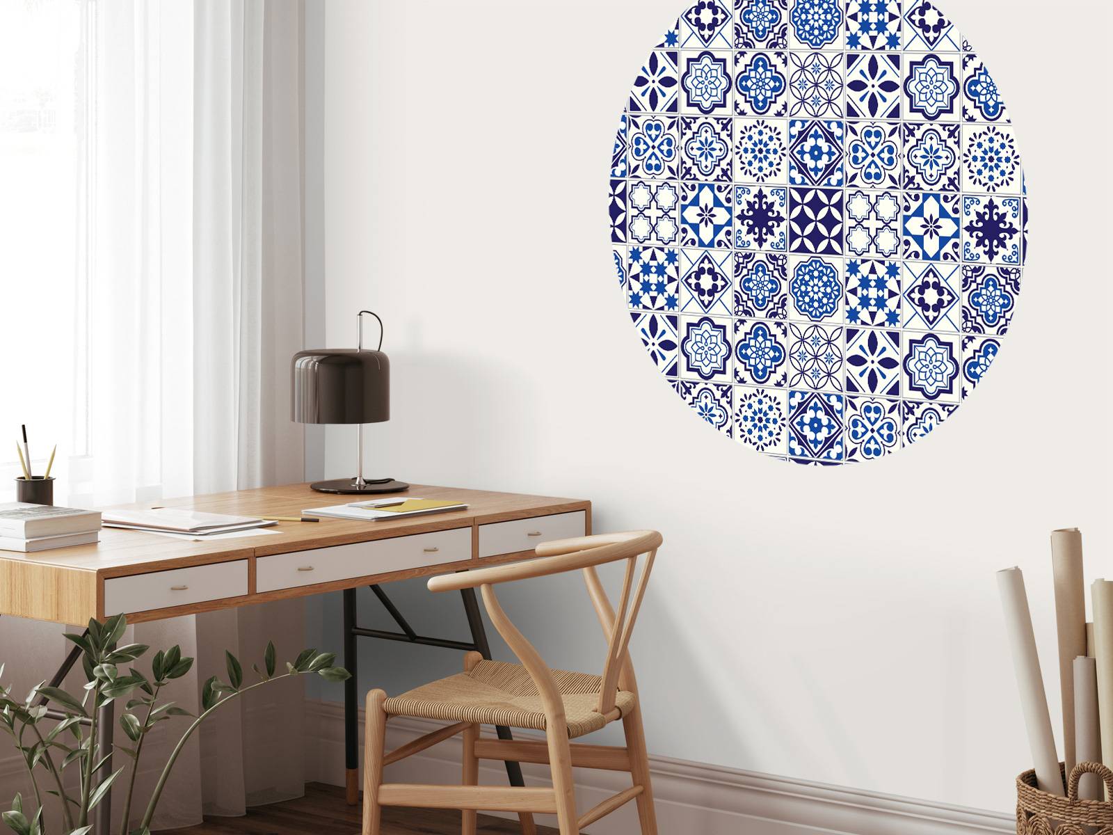Blue tiles