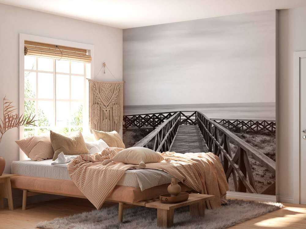 Footbridge to the beach