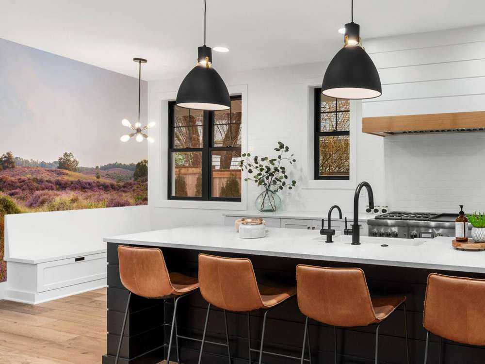 Heathland at sunrise