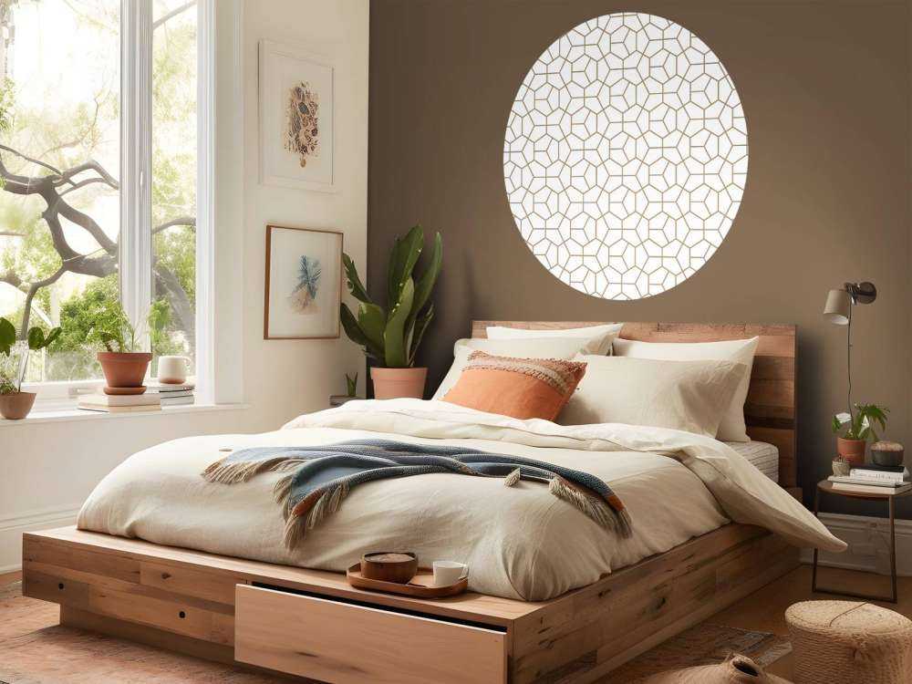 Gold geometric pattern