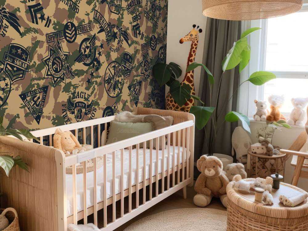 Camouflage with logos