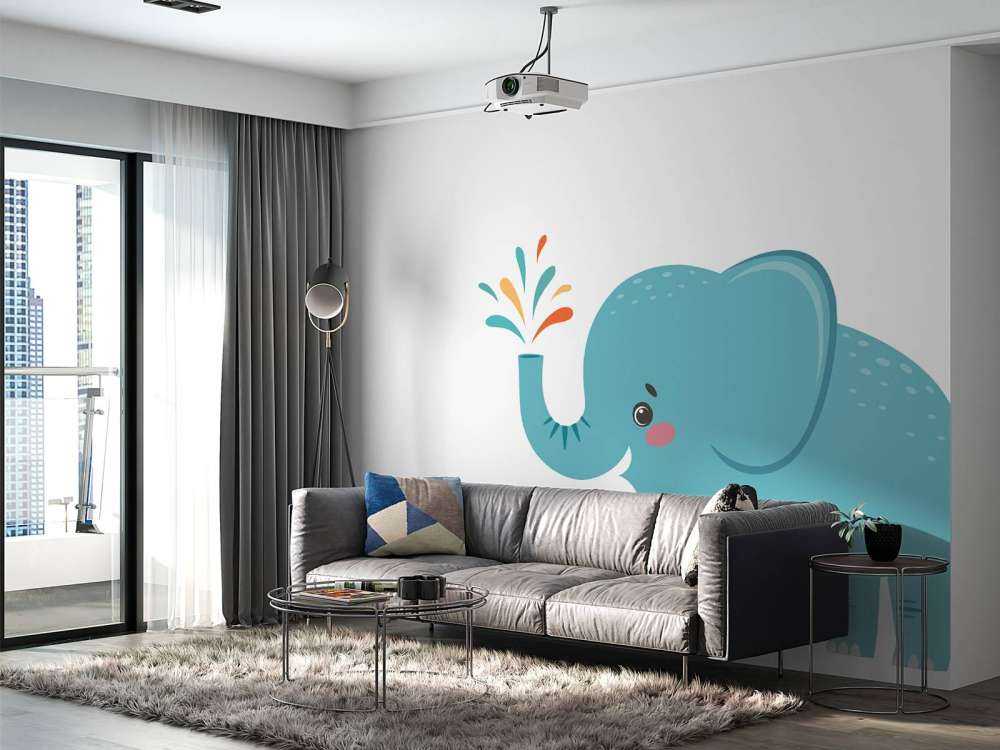 Cheerful elephant