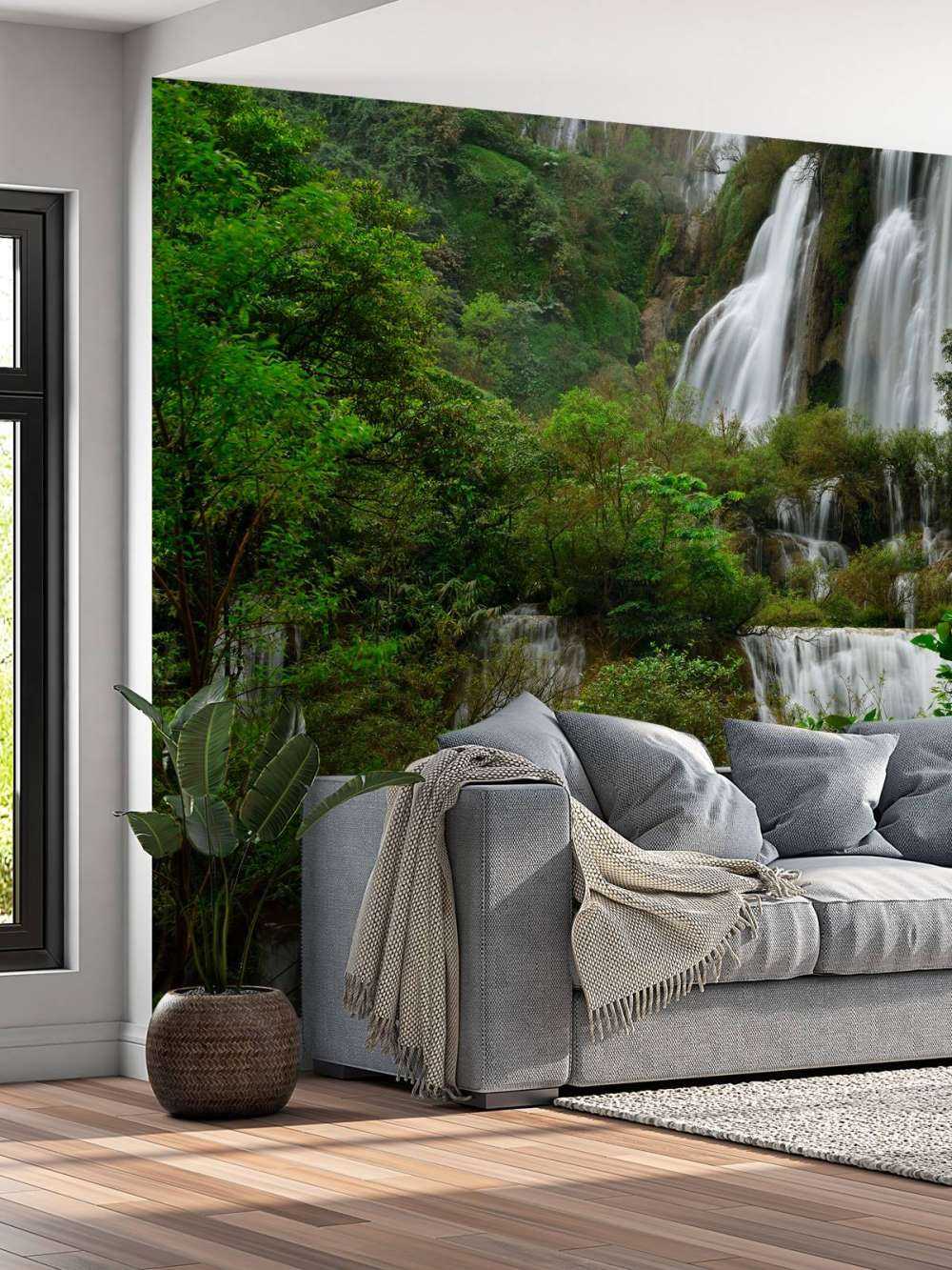 Large waterfall in Thailand