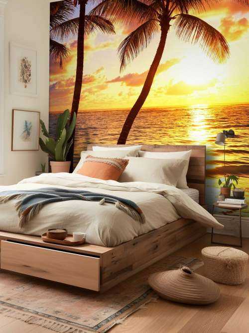 Colourful beach