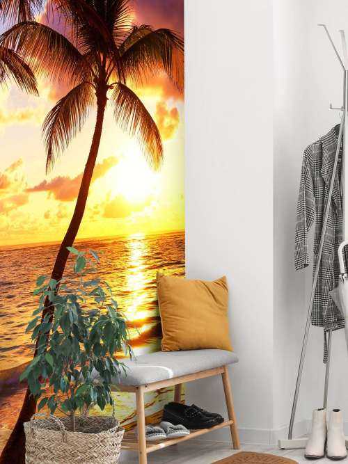 Colourful beach