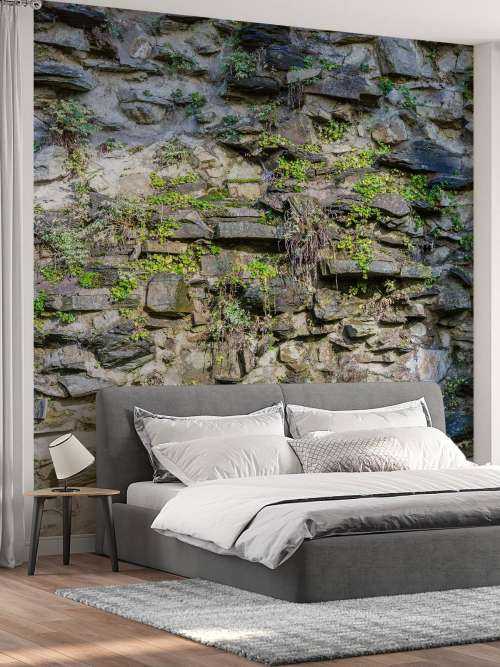 Overgrown wall