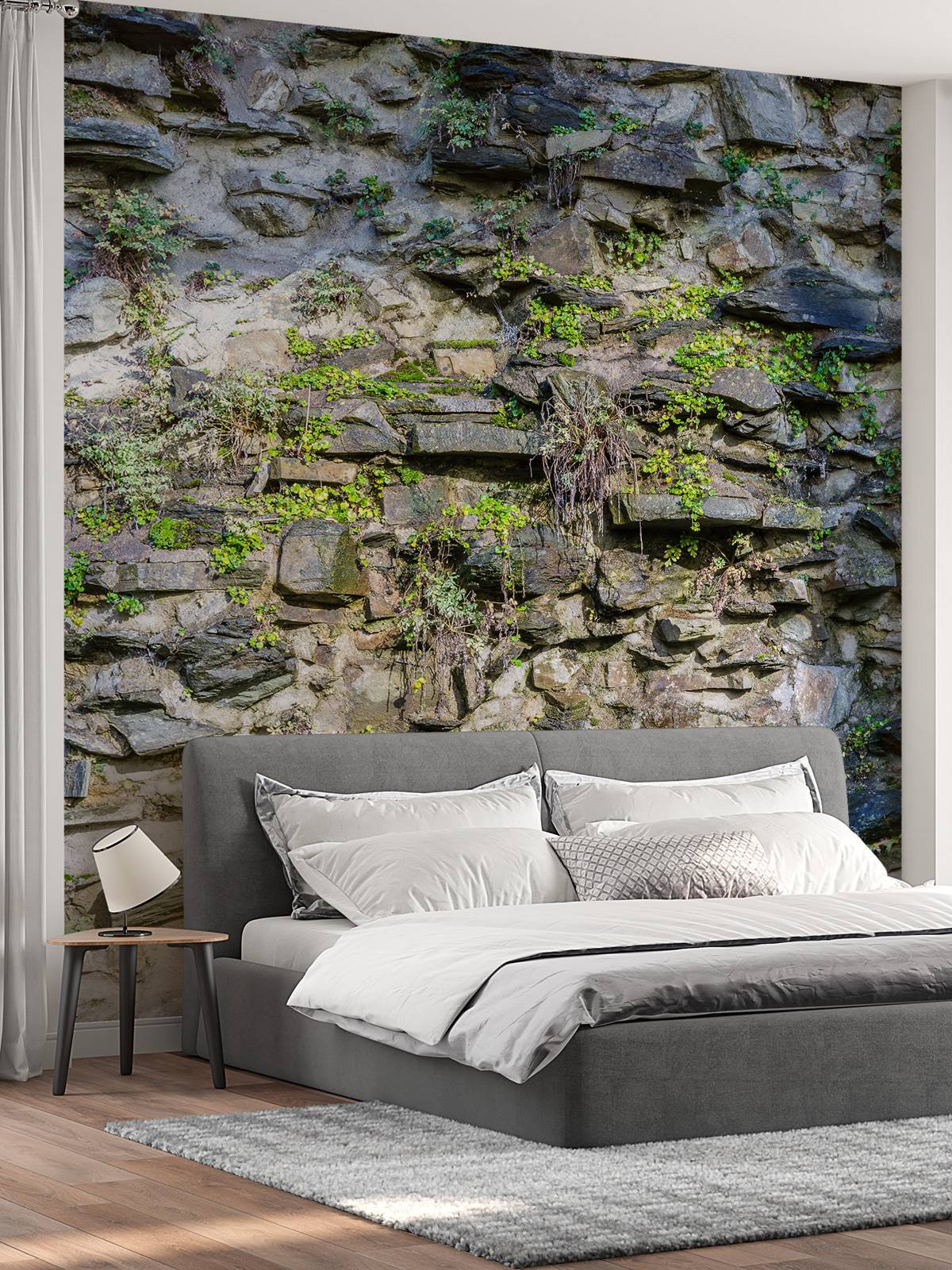 Overgrown wall