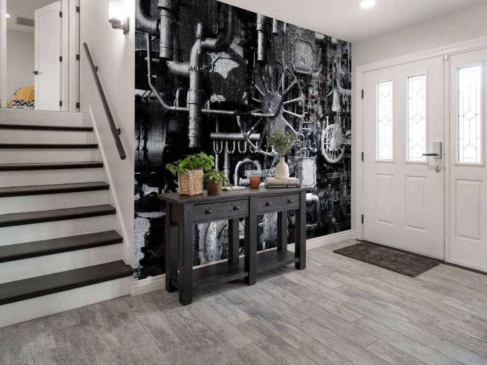 Old engine room of a train