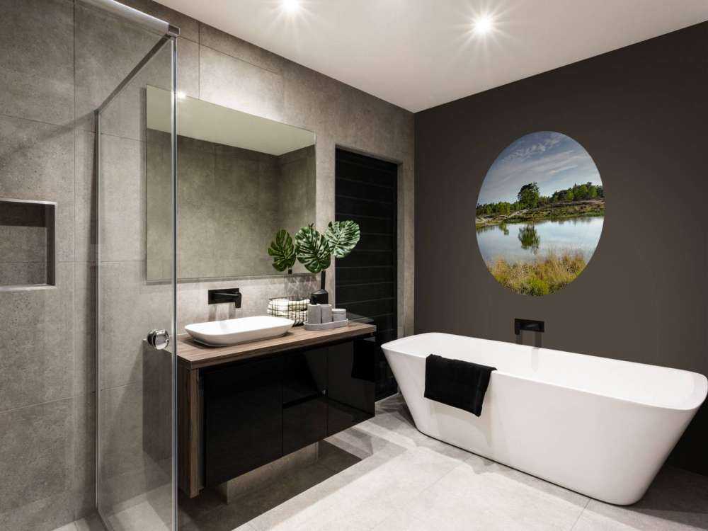 A small forest lake in the heathland area