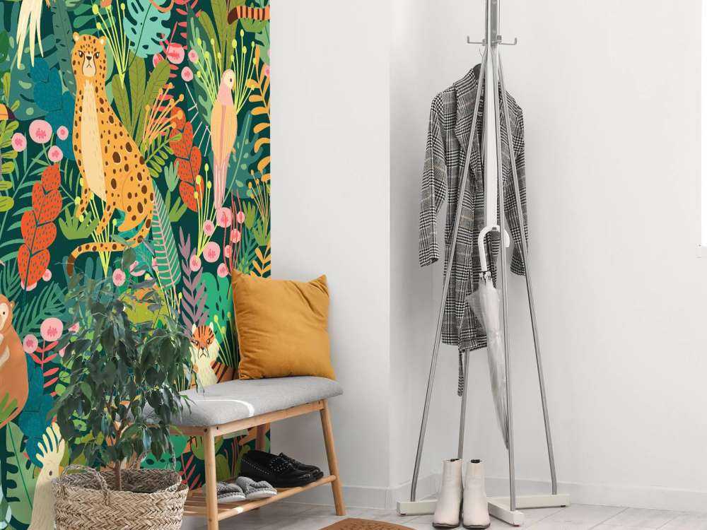 Colourful animals pattern