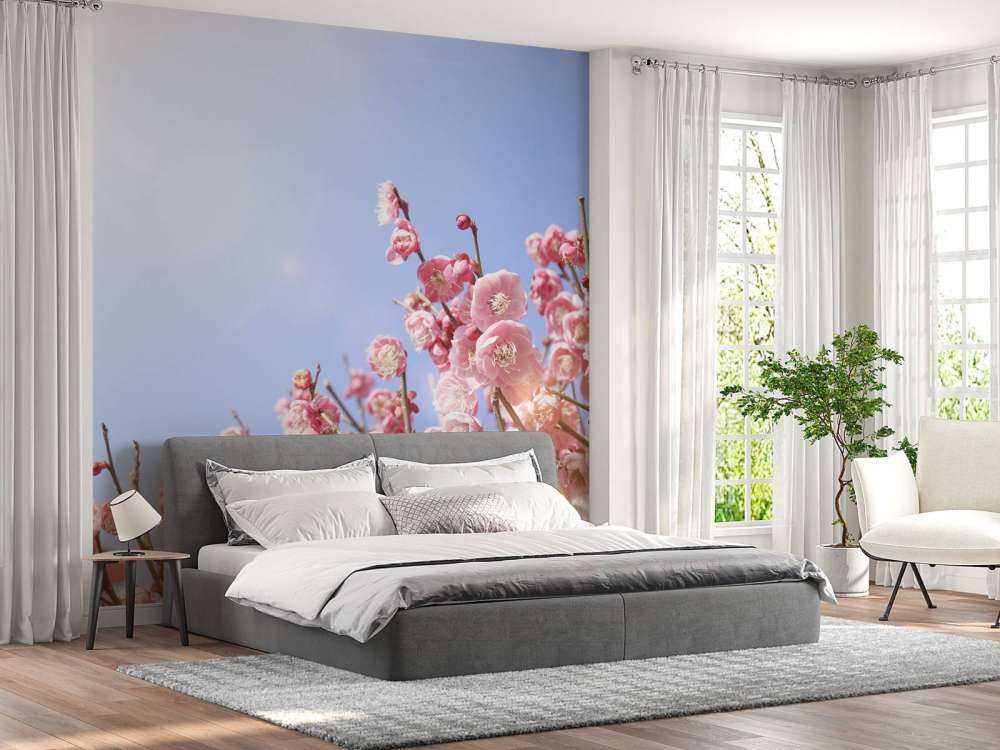 Blossoms with blue sky