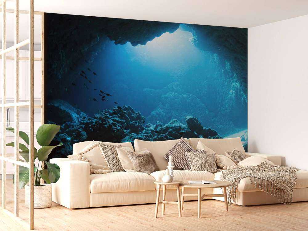 Cave under water