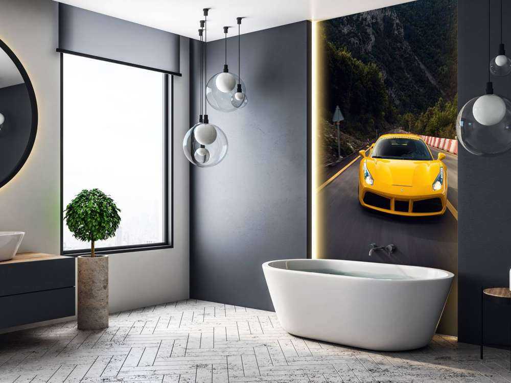 Speed through green mountain passes