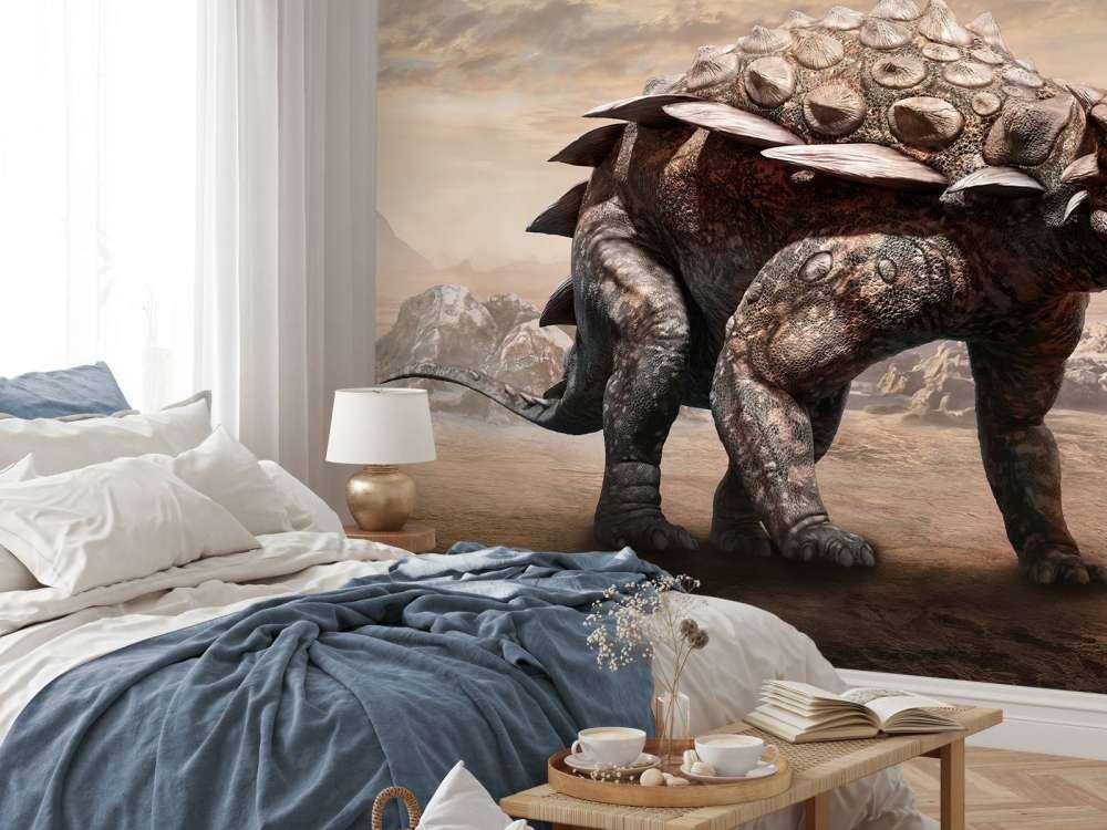 Dinosaur in a deserted area