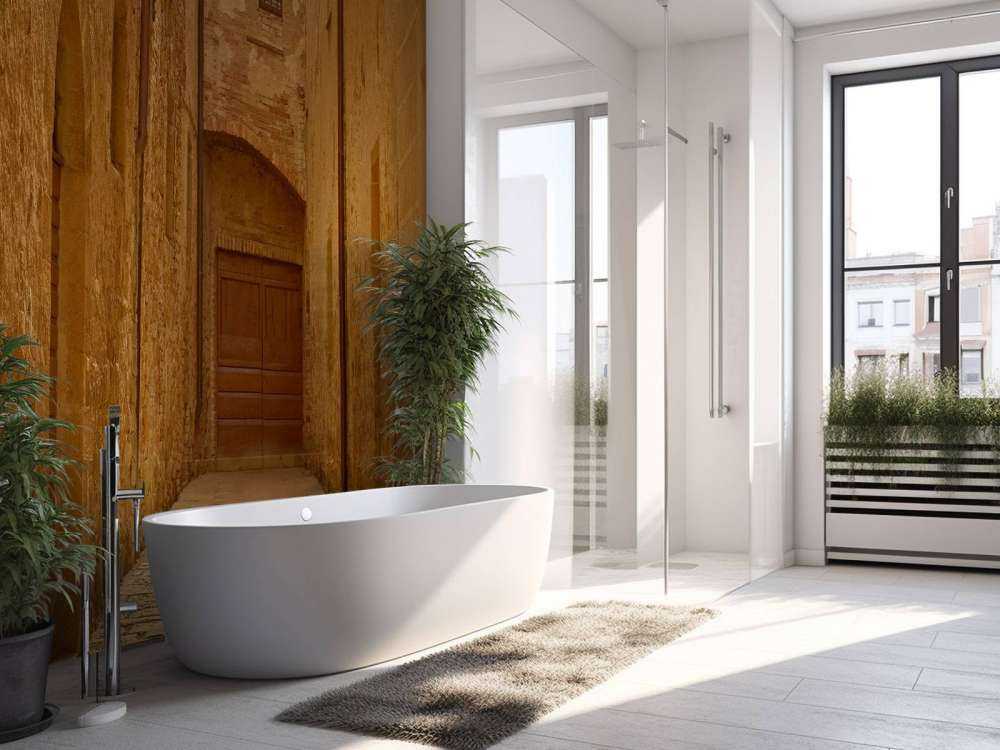 Italian street with lantern