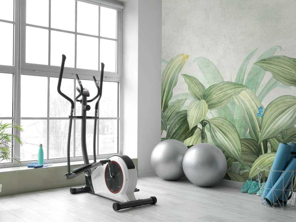 Motley grass with flowers