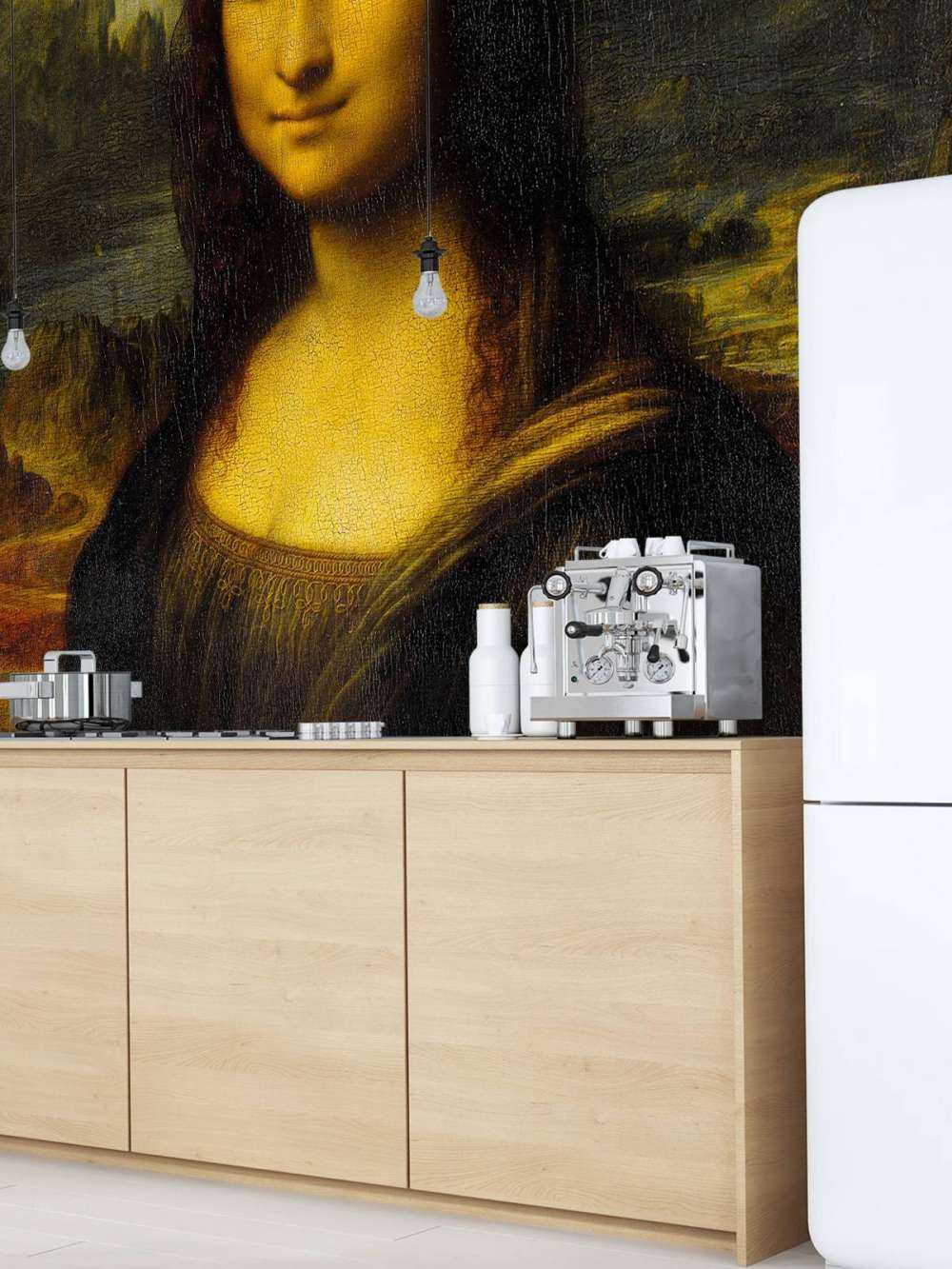 Mona Lisa with fries