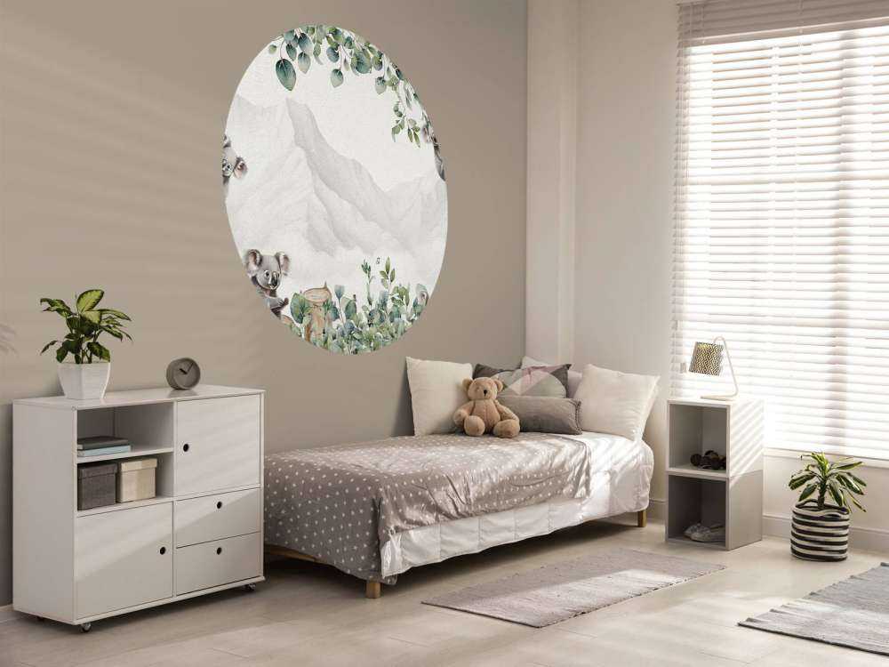 Koala landscape in color