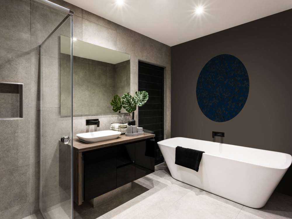 Small leaves dark on mightnight blue