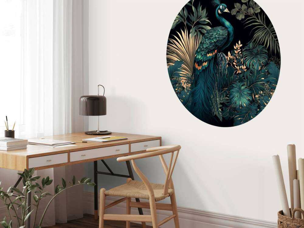 Nighttime Beauty of the Peacock