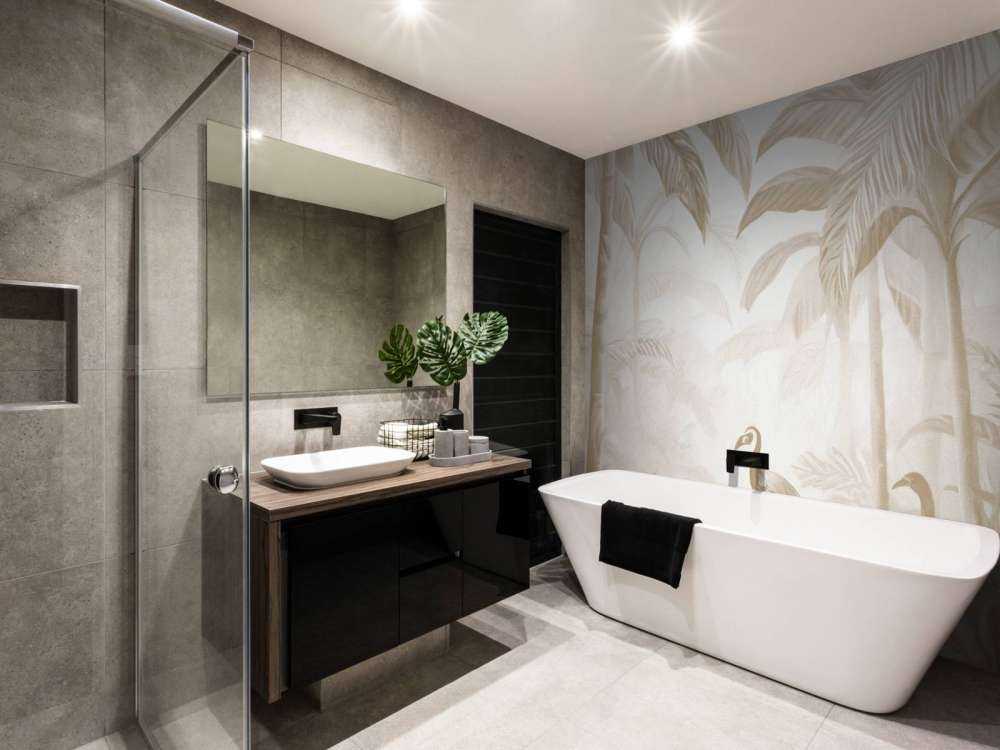 Hidden Jungle with Ibis, taupe