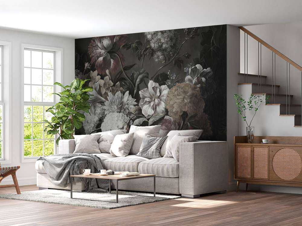 Bouquet with Poppies and Crocus