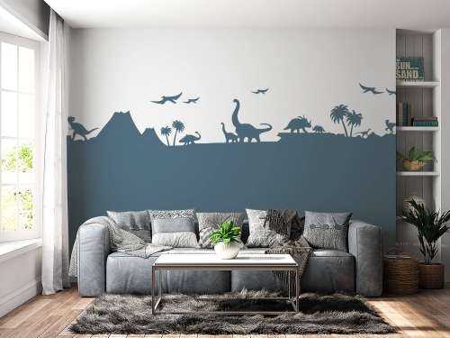 Dino silhouettes