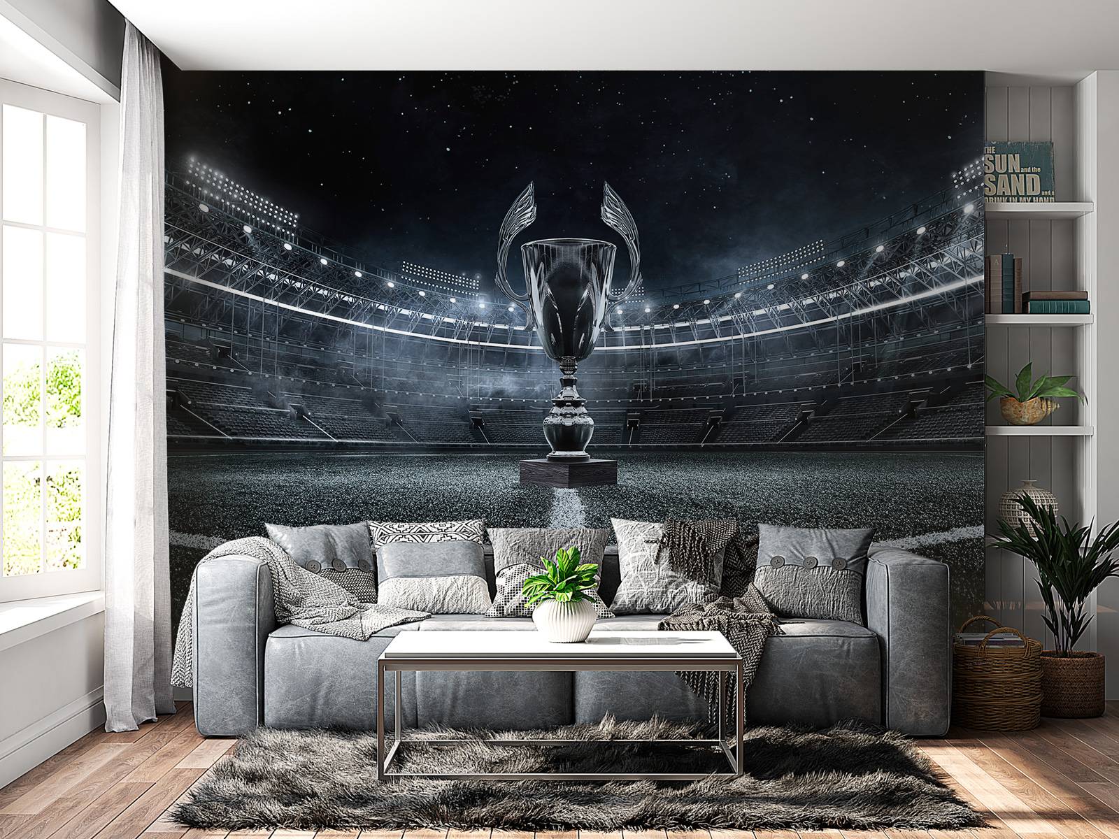 Cup in stadium
