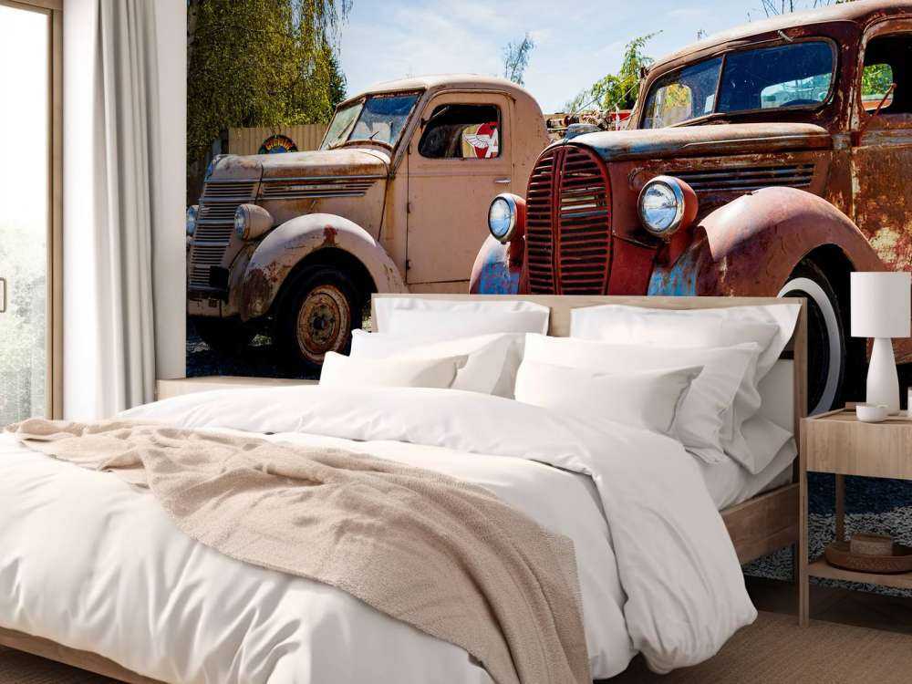 Rusty old trucks