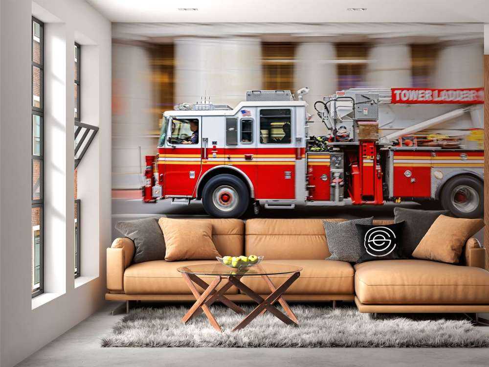 American fire engine