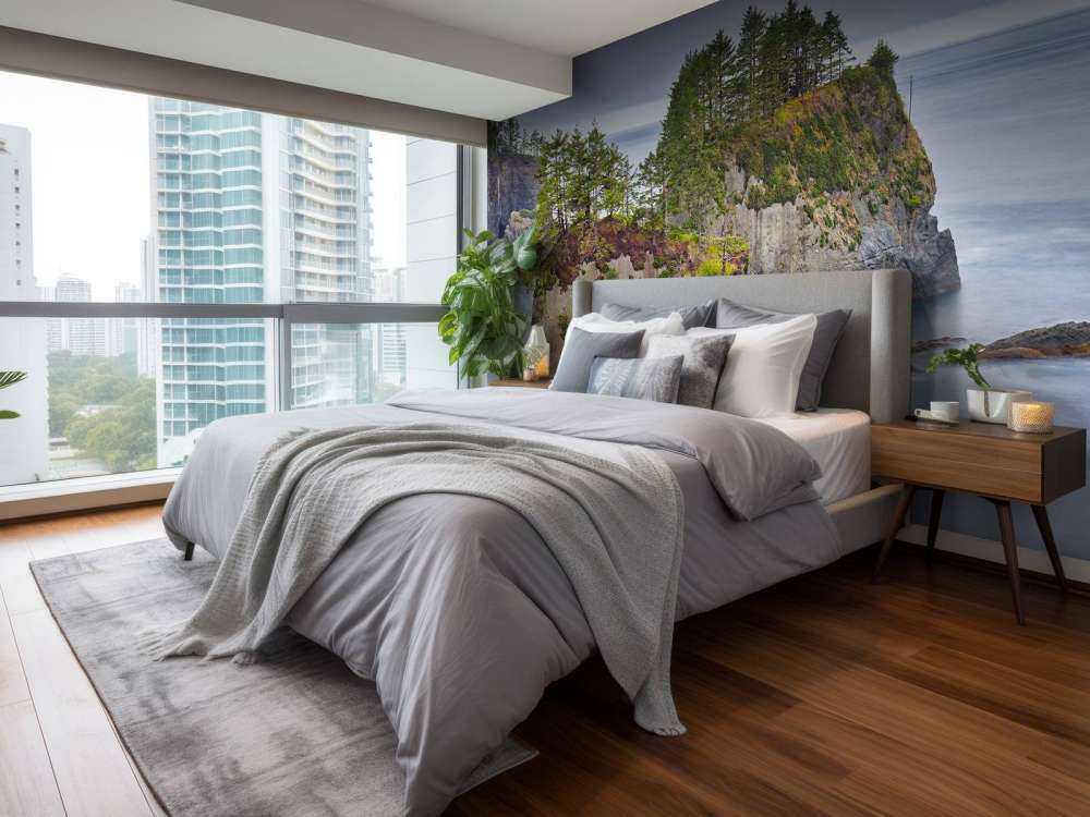 Rocky islands in the sea