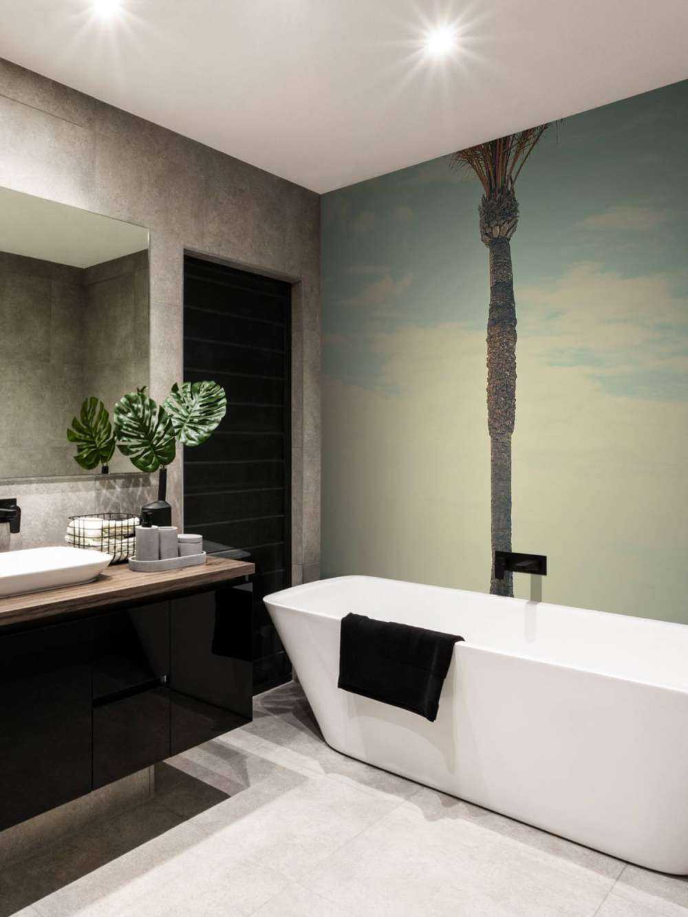 Vintage palm tree