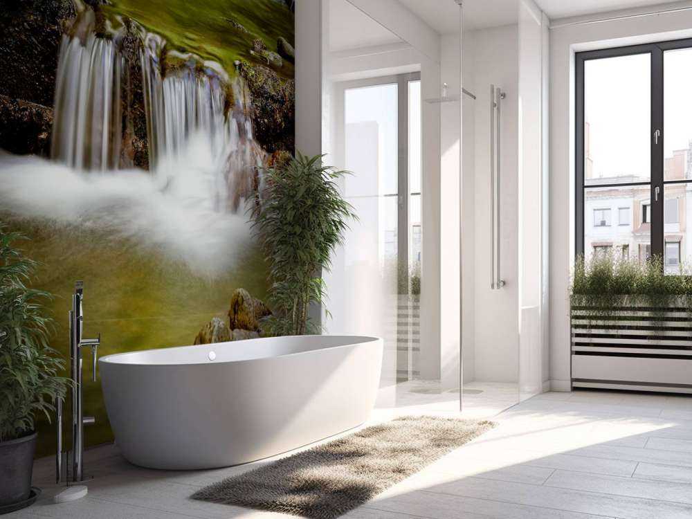 Detailed small waterfall