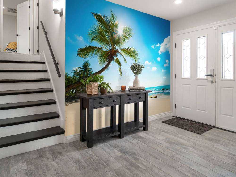 Large palm tree