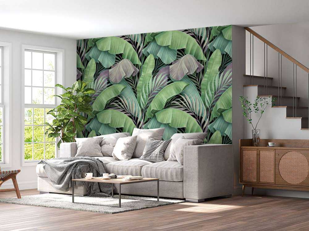 Tropical leaves