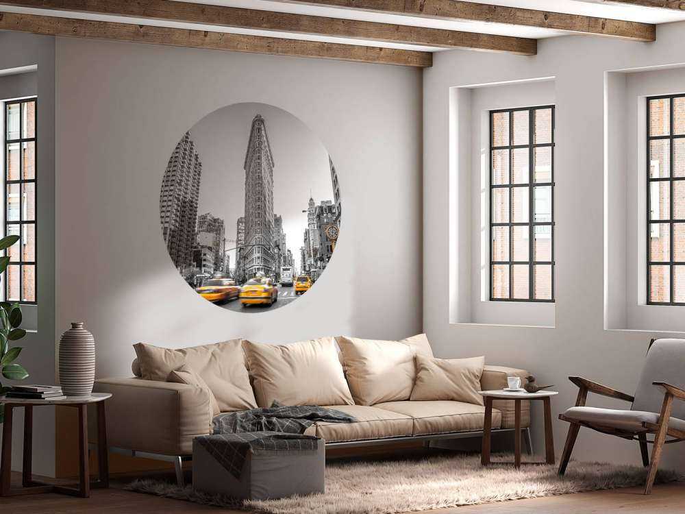 Busy street in New York