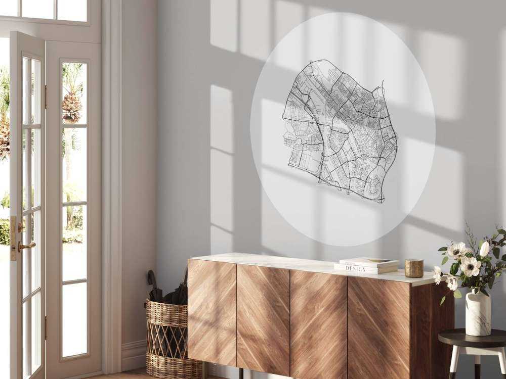 Map of Utrecht, white